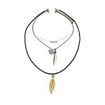 Daniela Swaebe Fashion Jewelry "Delilah Trio" Set of 3 Necklaces with Pendants