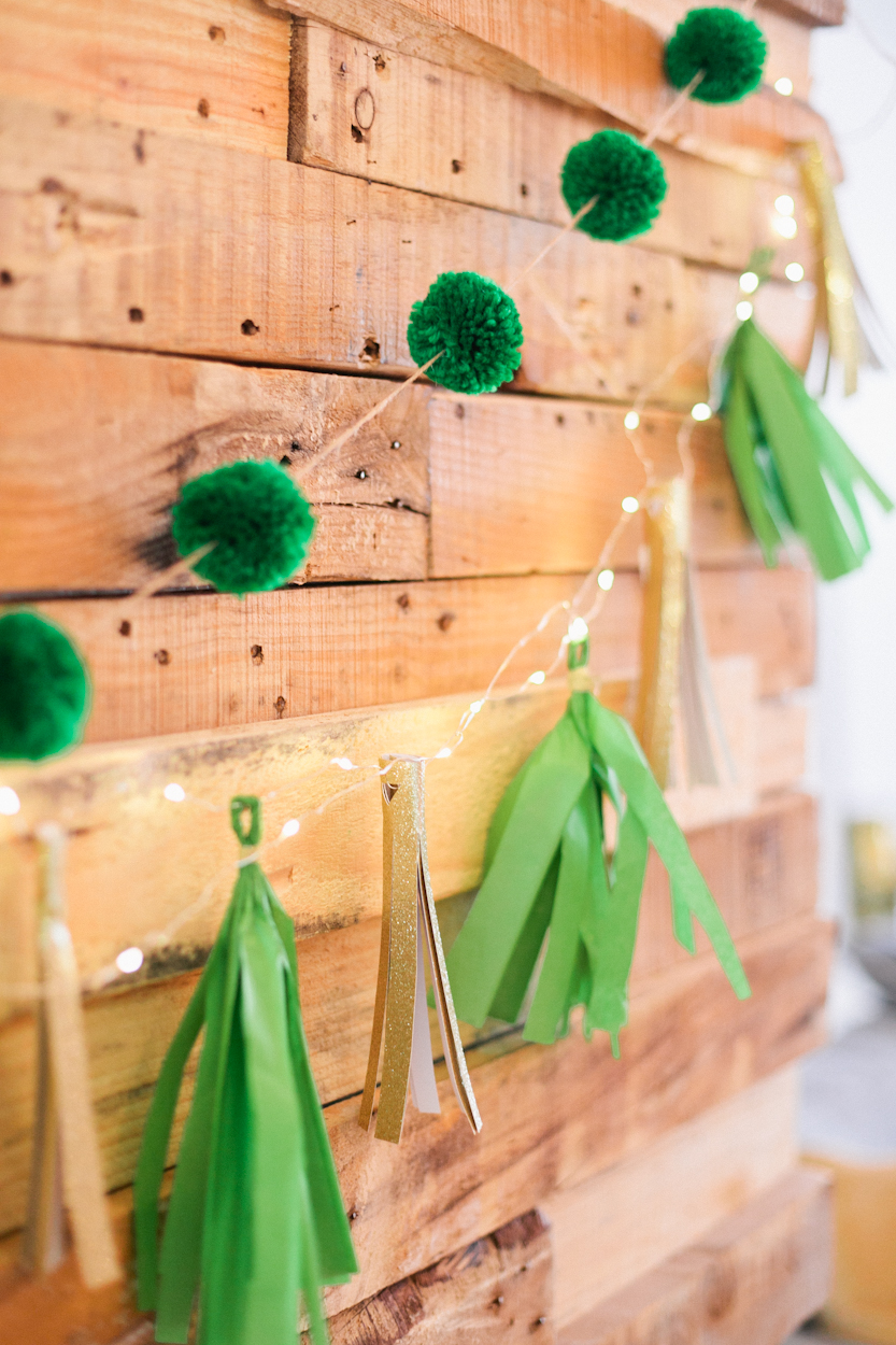 Adorn Your Home With This St. Patrick's Day DIY Tassle Garland