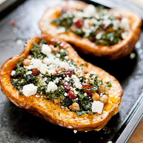 Dazzle Their Tastebuds Quinoa Stuffed Butternut Squash With