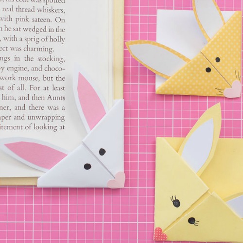 Easy DIY Bunny Bookmark - HSN Blogs